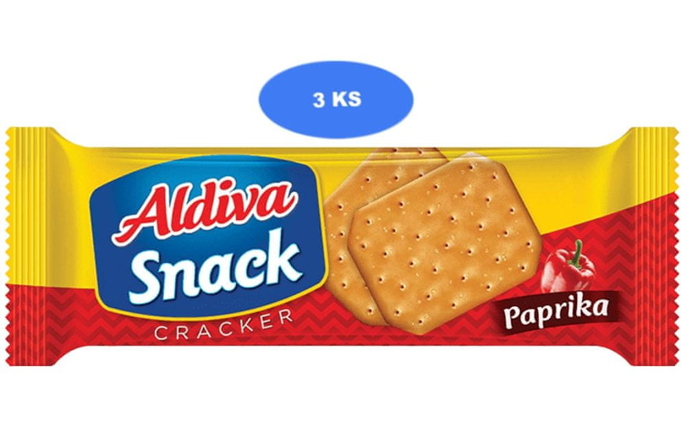 Aldiva Snack Cracker paprika 75g (3 ks)